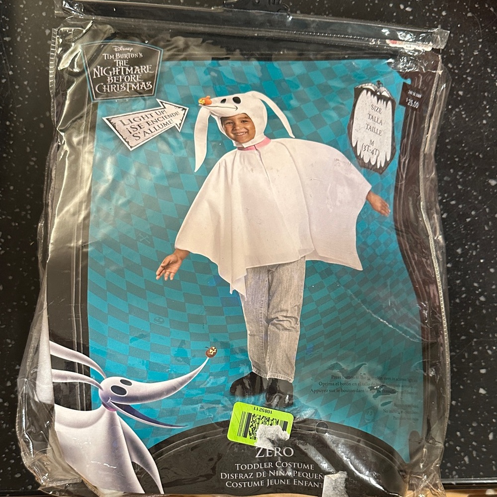 Zero Toddler Costume - White